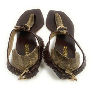 Guillaume Hinfray Womens Snake Skin Leather